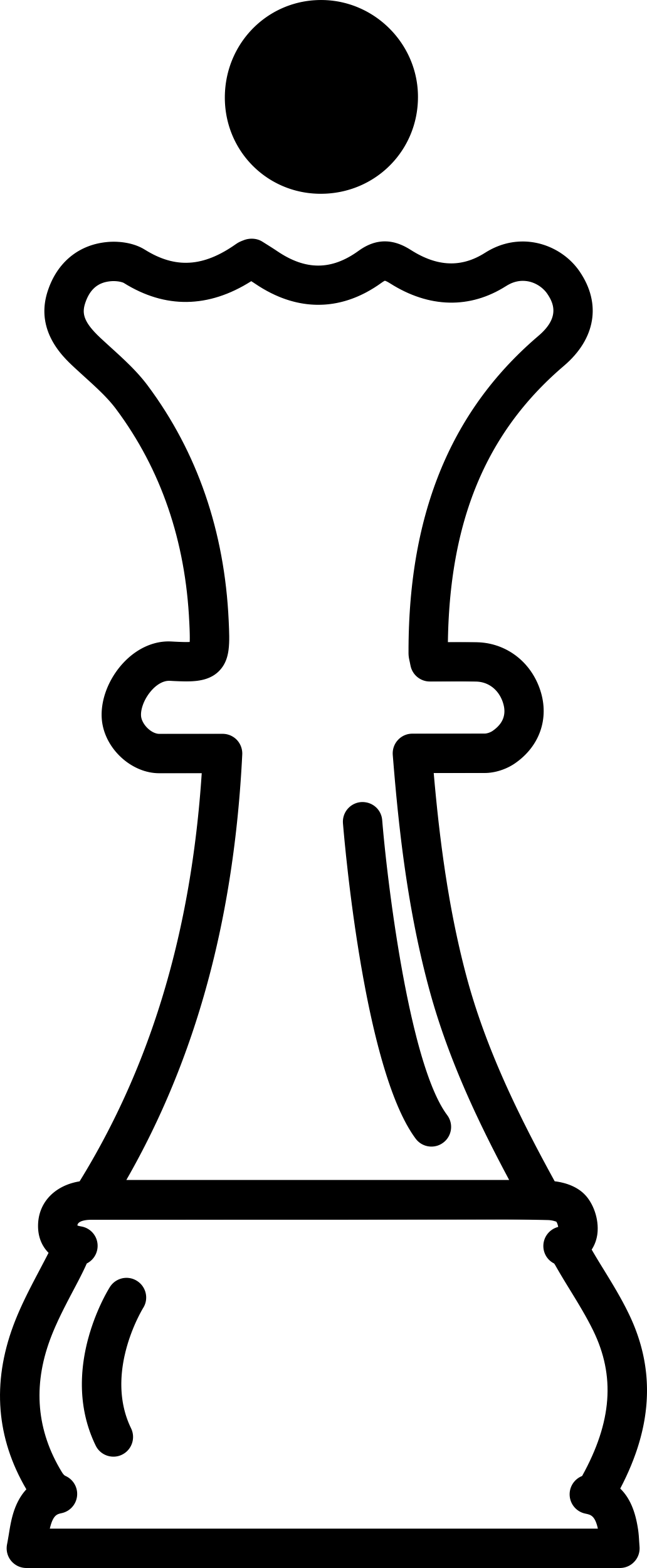 Queen Chess Piece Outline Laser Cut Svg File Free Vectors